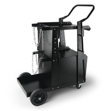 Welding Cart 2-Tier Heavy Duty Welder Cart Anti-Theft Lockable Cabinet 265