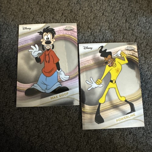 2025 Topps Chrome Disney 33 Max Goof And 35 Powerline ✨ - Bild 1 von 2