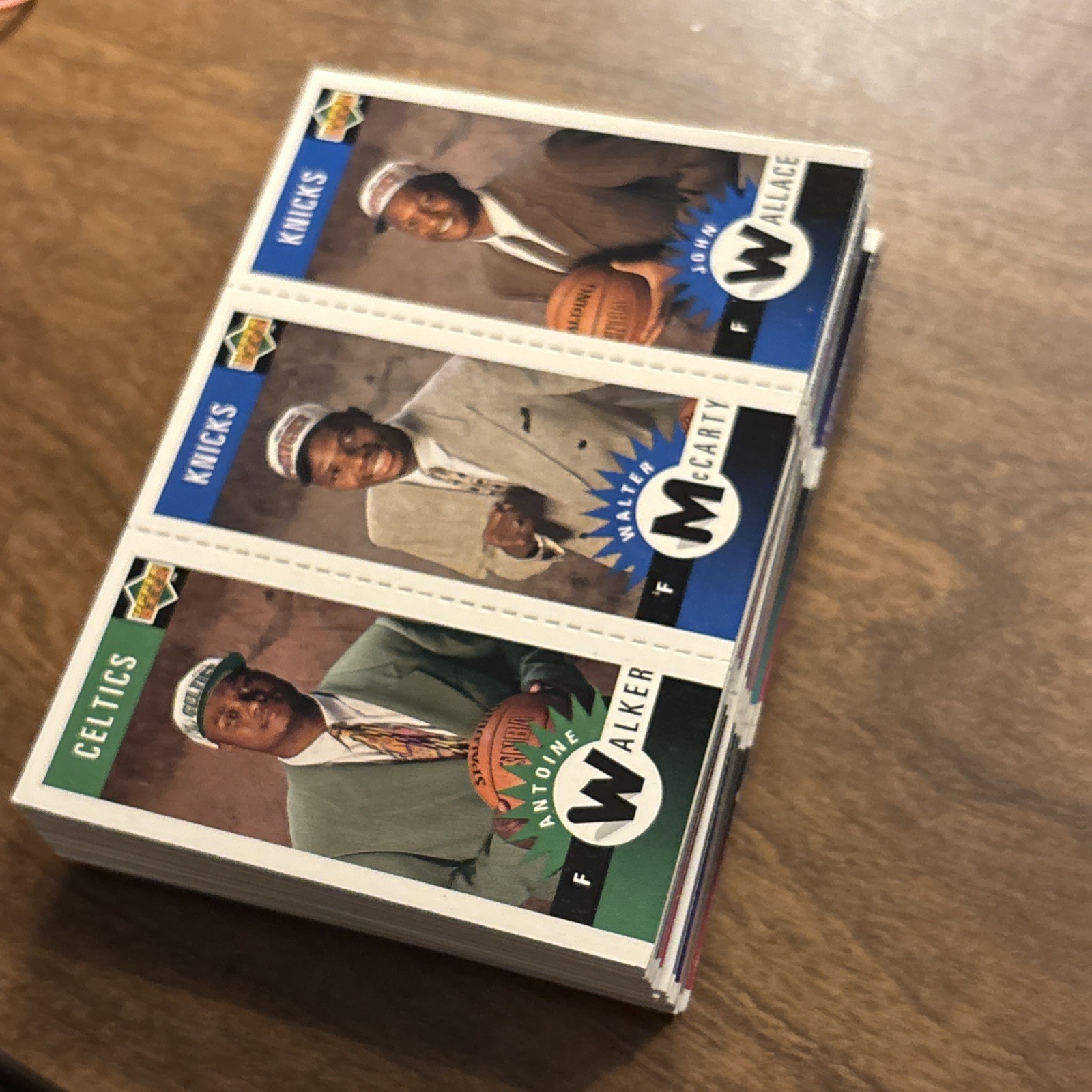 Lot Of 27 1996 Upper Deck Collector’s Choice 3 Panel NBA Cards NM/MT