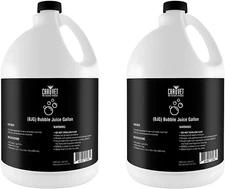 (2)  BJG Gallons Bubble Fluid Juice for Hurricane Bubble Haze Machines