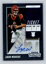 2018 Panini Contenders #321 Logan Woodside /99 AU Tennessee Titans