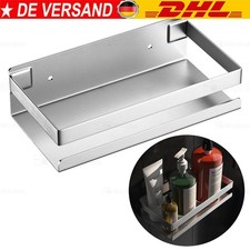 Edelstahl Duschregal ohne Bohren Duschablage für Duschstange Seifenkorb