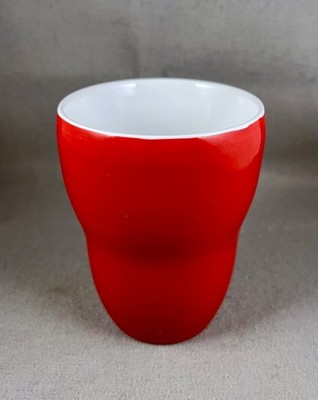 Starbucks by Aida RED Double Walled Coffee Tea Mug Tumbler 2008 8oz No Handle