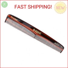 Kent 3T 6.5 Inch Double Tooth Dressing Comb, Fine and Wide Tooth Grooming Comb f