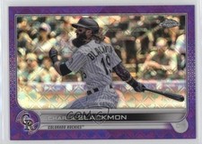 2022 Chrome Logofractor Edition Purple Refractor /250 Charlie Blackmon #74 0y0n