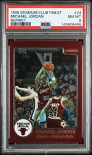 1996 #24 マイケルジョーダン リプリント PSA 8 1996 TOPPS NBA STARS
