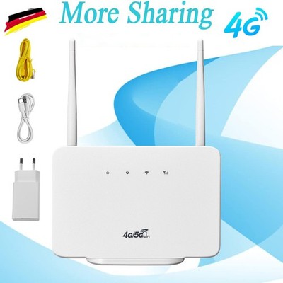 4G LTE Mobiler Wireless WLAN Router Hotspot WiFi Modem SIM Karte 300 Mbit/s DHL