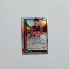 2025 Topps Chrome F1 Ritomo Miyata Auto #CAC-MIY