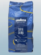 LAVAZZA SUPER CREMA MEDIUM ROAST WHOLE BEAN COFFEE 2.2 LB NWOB