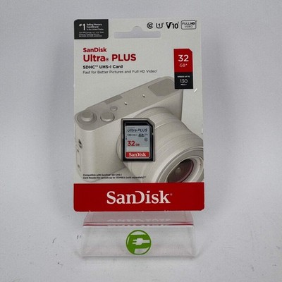 New SanDisk Ultra Plus SDHC UHS-I Card SDHC UHS-I Card 32GB
