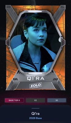GOLD QI RA 100cc BASE DAY 3/SERIES 2 2026-TOPPS STAR WARS CARD TRADER