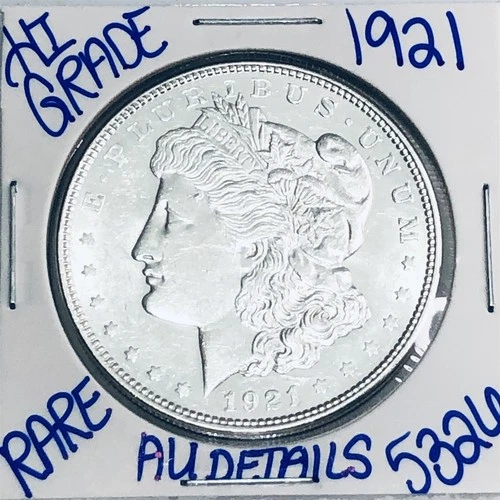 1921 MORGAN SILVER DOLLAR AUTHENTIC HI GRADE U.S. MINT COIN FREE SHIPPING 5326
