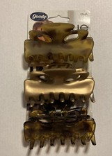 Goody Intrigue Fashion Hair Clips 3 Plastic Claw Clips New 1999 Y3