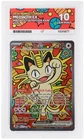 Meowth ex SIR 121/088 Perfect Order - ACE 10 perfect sub grades