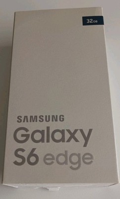 Samsung Galaxy S6 Edge 32GB Black  Sapphire SM-G925F  4G Smartphone WIE NEU