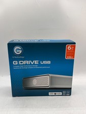 G-TECHNOLOGY G-Drive USB 6TB External High Performance Storage Black
