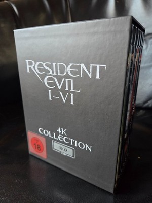 Resident Evil 1-6  (4K Ultra-HD+BR) (Milla Jovovich) Limited - 6Filme - FSK 18 -