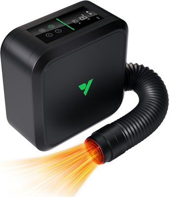 VIVOSUN AeroFlux Smart Grow Tent Heater with Thermostat,700W PTC Heating,Compact