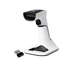 Wireless Portable 1D 2D with Stand Bluetooth Barcode Scanner: Hand Scanner 3-in-