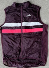 Rapha Womens Brevet Gilet Windstopper Vest Purple Insulated Cycling Sports Large