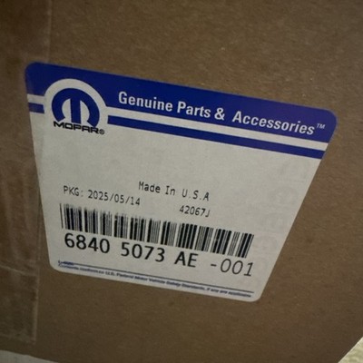 oem. New. Unused. Genuine Mopar Active Shutter Grille 68405073AE