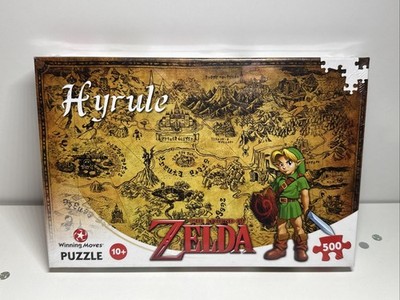 WinningMoves Top Trumps Puzzle Legend of Zelda Hyrule 500 Teile inkl. Poster Neu