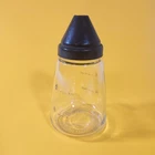Federal Housewares Chicago Glass Sugar Shaker Vtg 1970s Jar Dispenser Brown