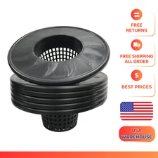 Viagrow 6 in. Black Pot Bucket Lid Inserts (6-Pack) – Hydroponic Net Pot Covers
