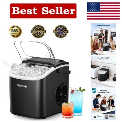 Countertop Ice Maker Machine - 13lbs, Self-Cleaning, and Easy to Use