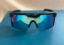 Heatwave Future Tech Sunglasses: Arctic Chrome US Flag Temples Z87+