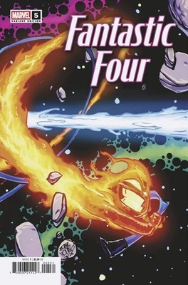 Fantastic Four #5 Skottie Young 5 Part Connecting 2025 NM