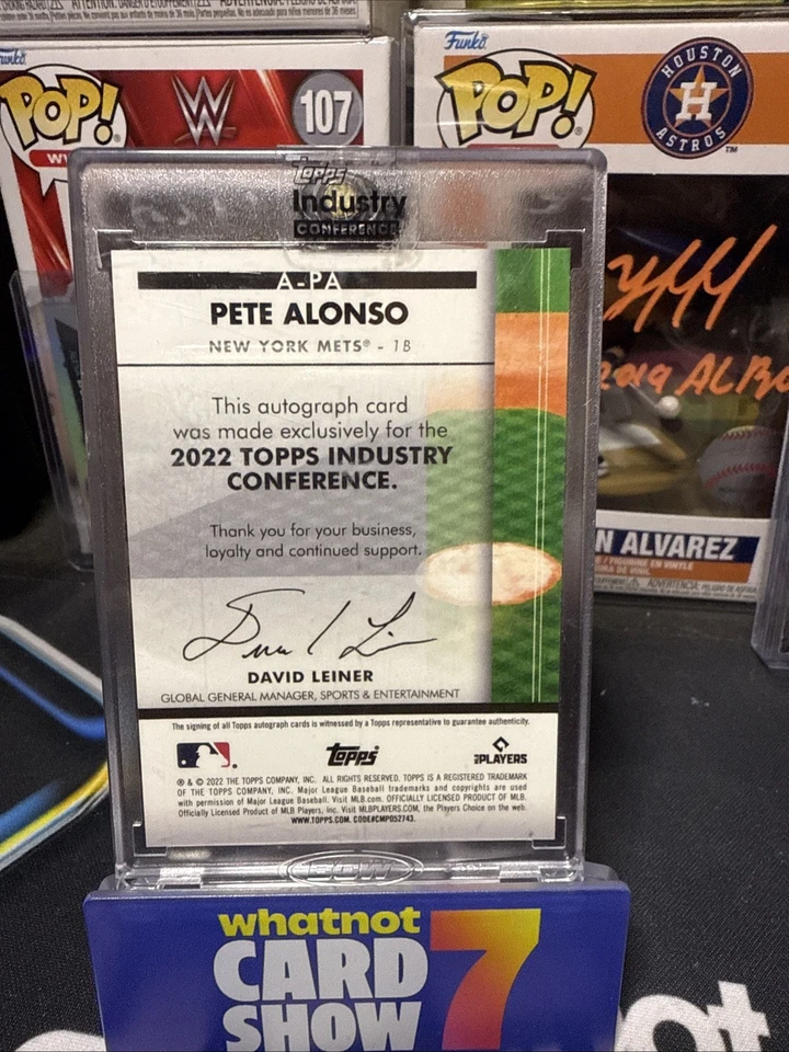 2022 Topps Industry Conference Pete Alonso Auto 02/10! - Image 2 of 3