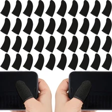 120 Pcs Finger Sleeve for Gaming Anti Sweat Game Controller Thumb Sleeve Brea...
