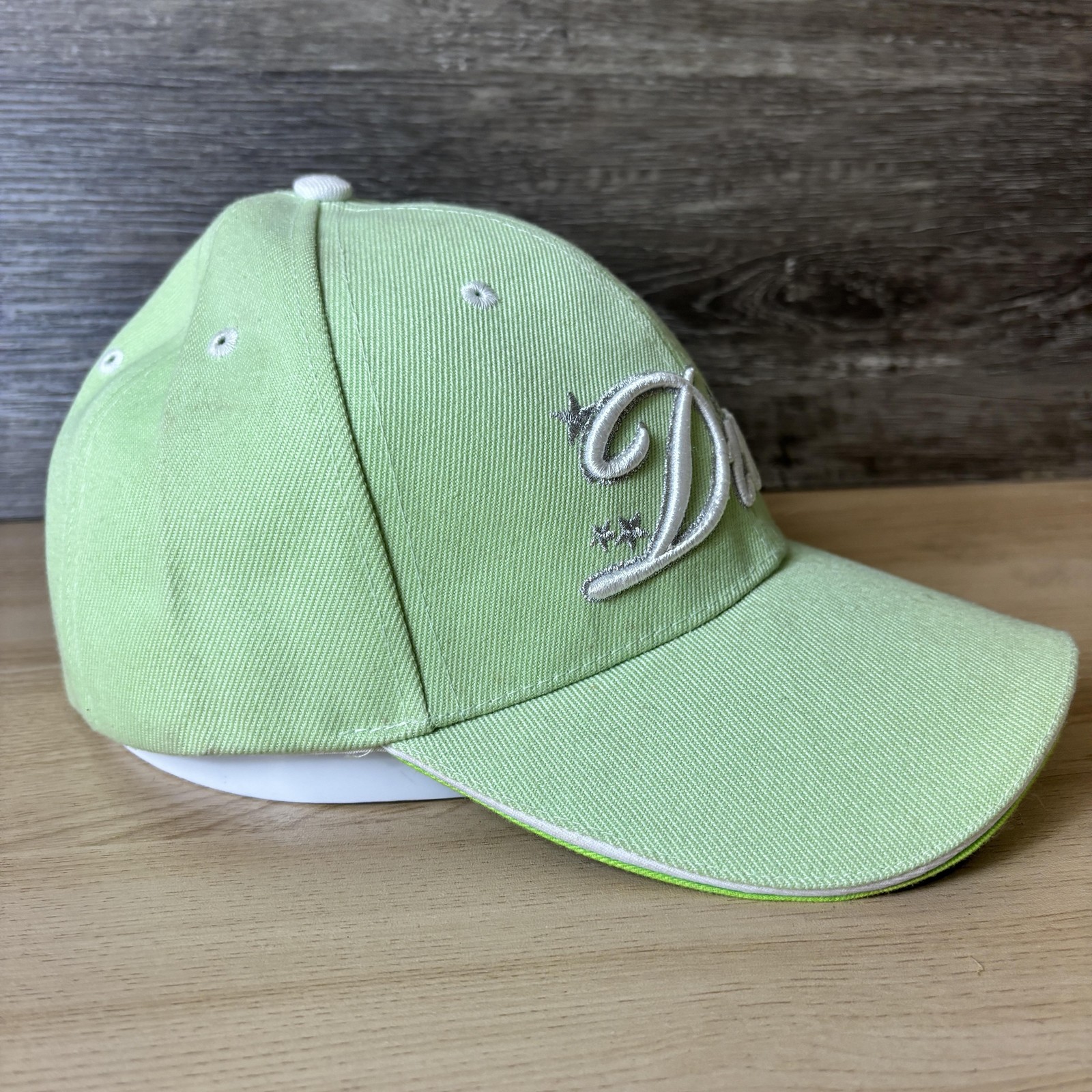 Diva Hat Cap Strap Back Embroidered Script Womens… - image 6