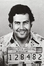Laminated Pablo Escobar Mugshot El Patron Kingpin Medellin Colombia poster de Pa