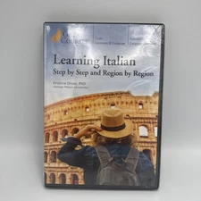 New The Great Courses: Learning Italian - 2020, 4-Disc DVD Set (No Guidebook)