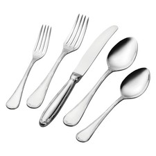 20-Piece 18/8 Stainless Steel Flatware Set, Service for 4, Include Knives For...