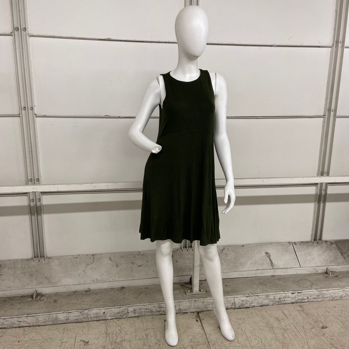 ATHLETA Santorini Thera Rib Dress Women's Size L Black