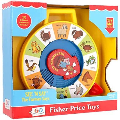 Fisher Price Classic Farmer Says See 'n Say - Great Pre-School Gift for Girls