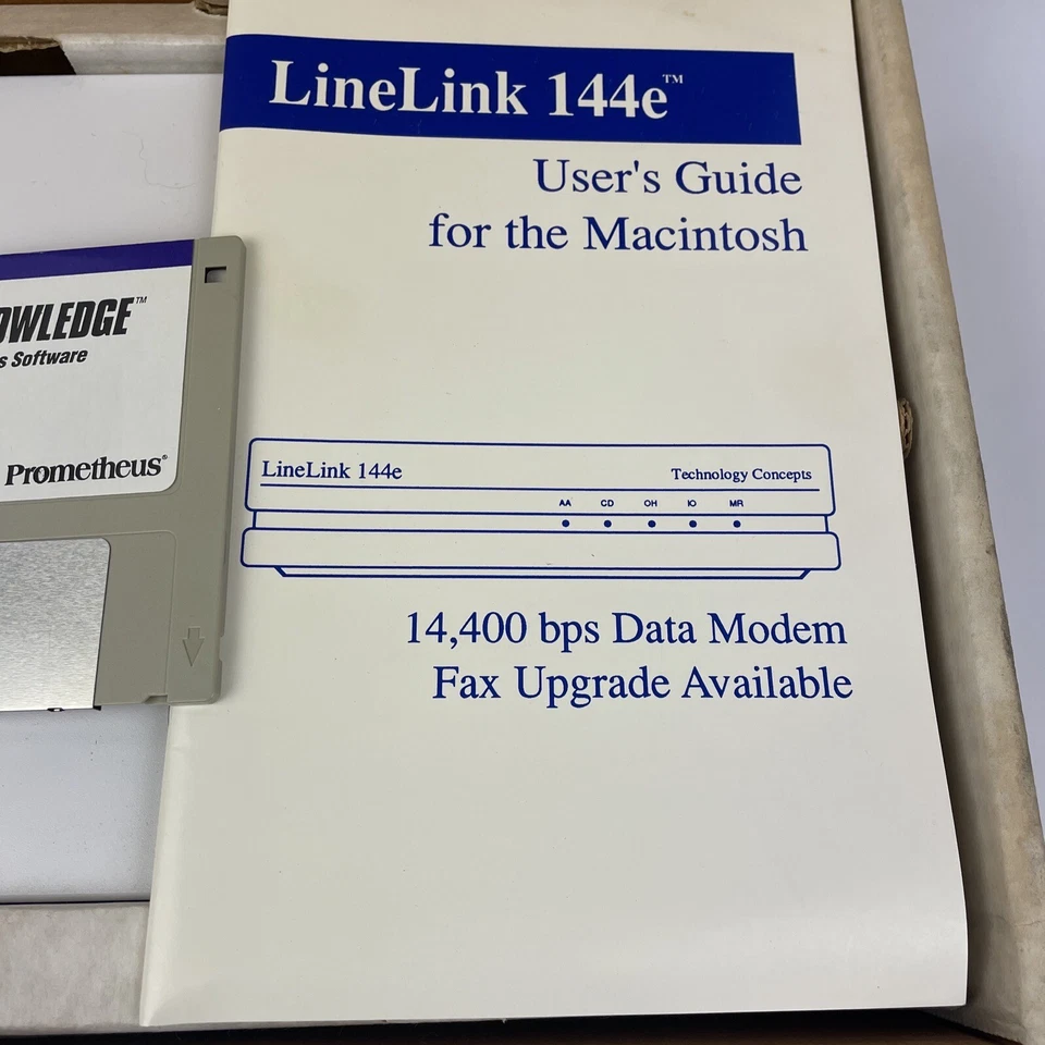MacWarehouse LineLink 144e 适用于 Macintosh 14,400 bps 数据调制解调器 带 V.42bis/MPN-5 — 第 3/4 张图片