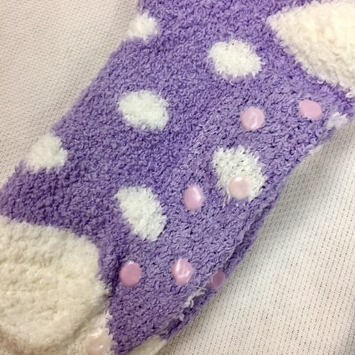 Super Soft Comfy Fuzzy Lounging Socks Set Snugadoo Too Womens Kids Purple Blue  - Foto 7 di 8