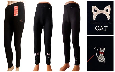 KINDER Mädchen Winterleggings Hose Winter Leggings Legings Winterhose Thermo Gr.92-164