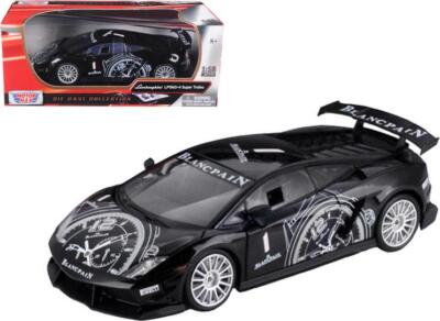 Lamborghini Gallardo LP560-4 Super Trofeo Black 1/18 Diecast Model