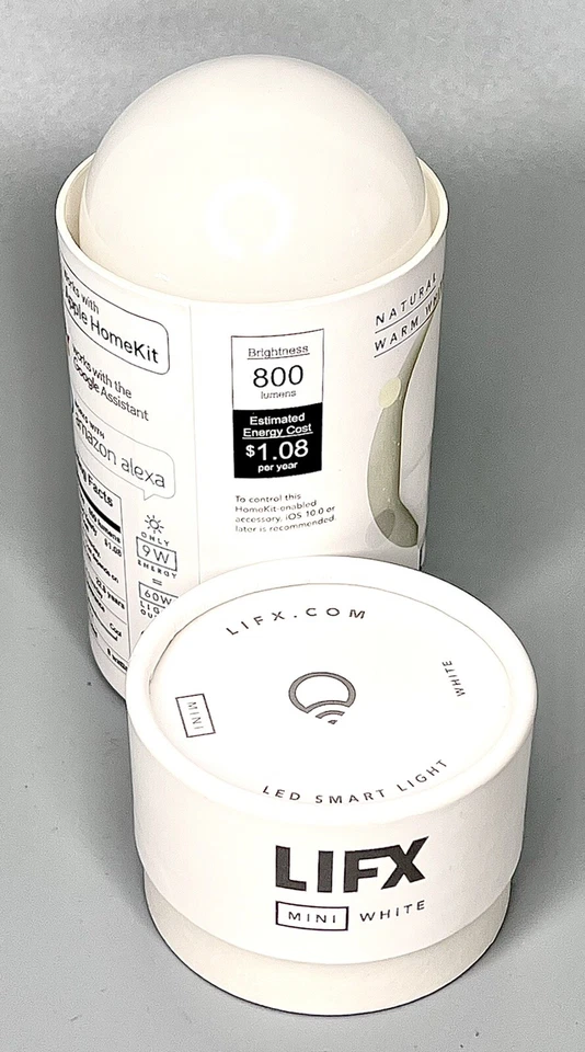 LIFX Mini White (A19) Wi-Fi Smart LED Bulb, Dimmable Warm White No Hub Required - Image 4 of 4