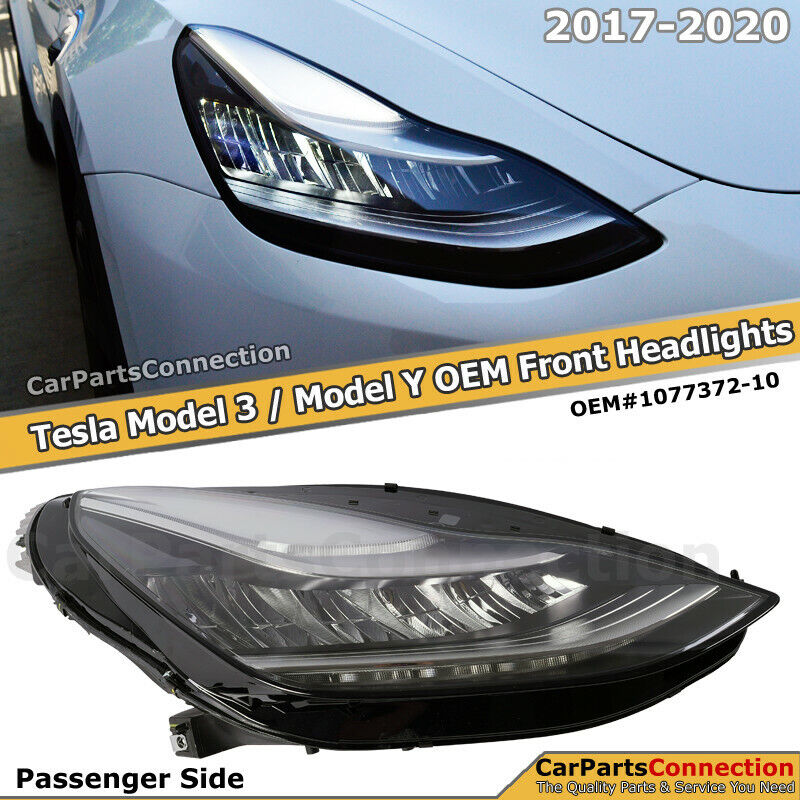OEM LED Front Right Headlight For Tesla Model 3 2017-2020 Model Y 2020