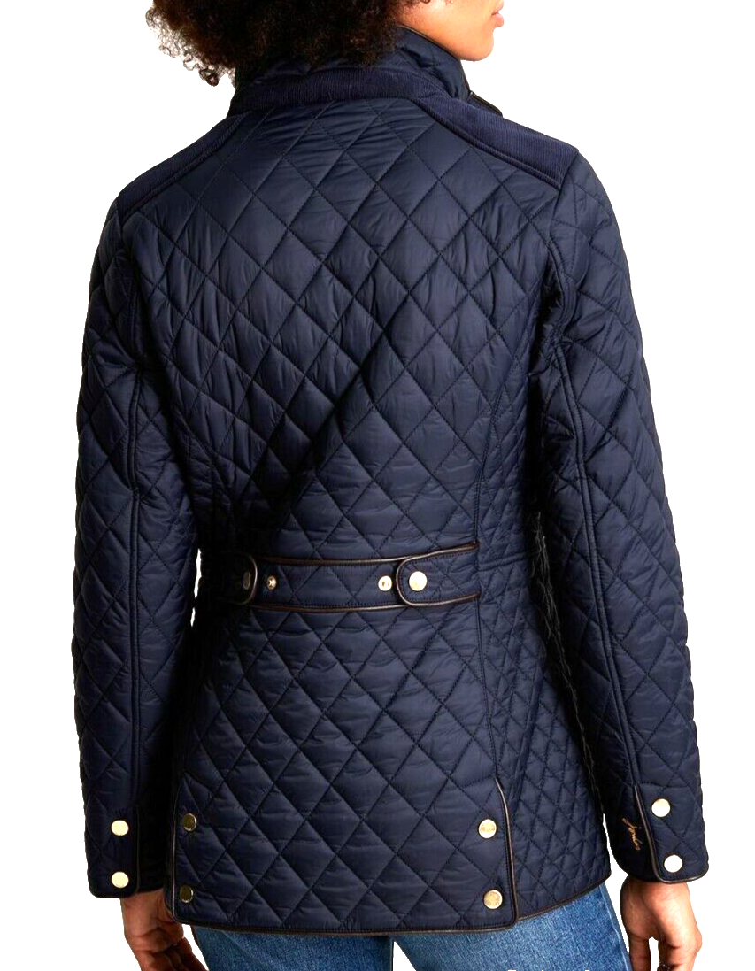 Joules Newdale Latest Model Quilted Jacket UK10 Marine Navy