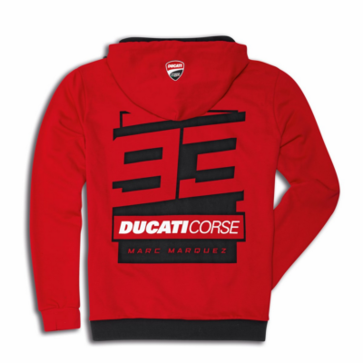 DUCATI Corse MARC MARQUEZ Dual Sweatshirt Pullover Hoodie #93 MOTO GP NEU  2025