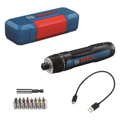 Bosch Akku-Schrauber GO Professional inkl. Koffer, USB-C-Kabel und Bitsatz