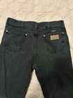 Vintage 90s Wrangler Mens Jeans 34x32 Cowboy Cut Black Denim Western 936WBK — photo 2