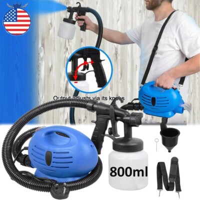 800ML Electric Spray Gun Airless HVLP Paint Sprayer Handheld DIY High Pressure